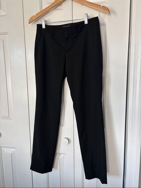 Banana Republic Black Ankle Length Dress Pants - Tailored Fit, Petite